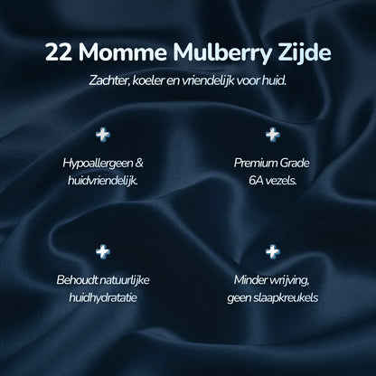3D Zijden Slaapmasker - Midnight Navy