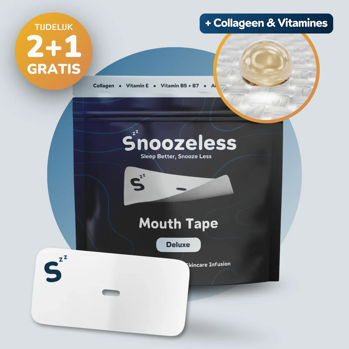 Collageen + Vitamine Mondtape - Met Ademgaatje