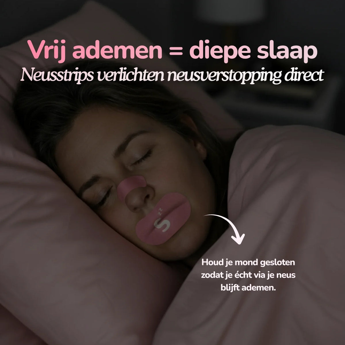 Classic Neusstrips - voor gevoelige huid | Roze