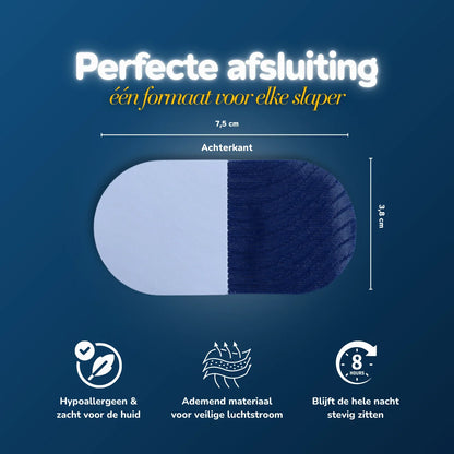 Deep Sleep Duo - Mondtape & Neusstrips - Blauw