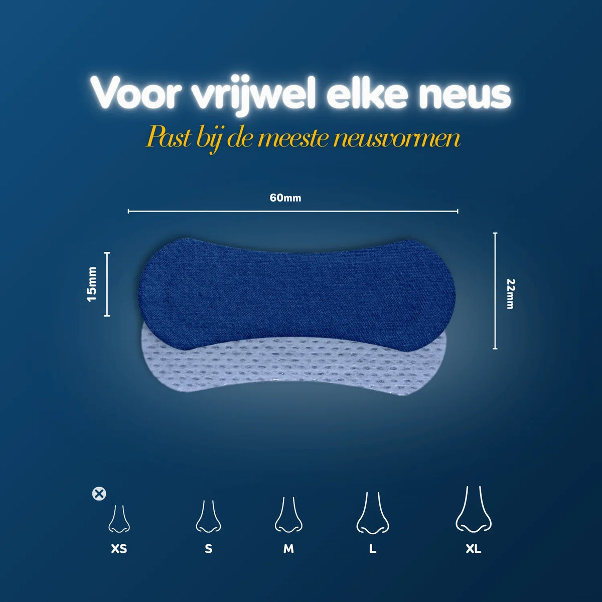 Classic Neusstrips - voor slaap | Blauw