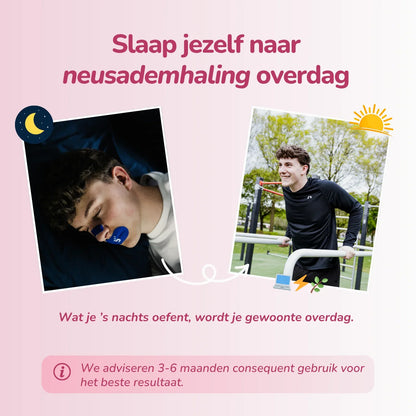 Classic Mondtape - Roze
