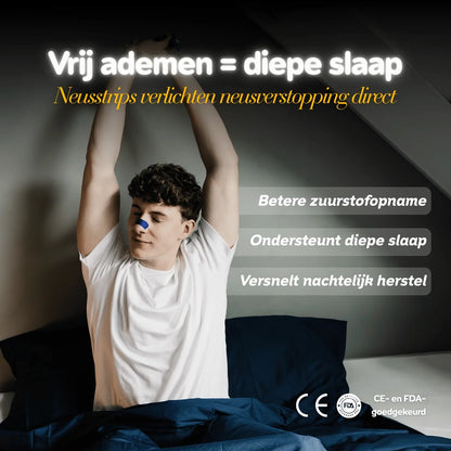 Classic Neusstrips - voor slaap | Blauw