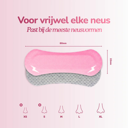 Sport Neusstrips - Zweetbestendig | Roze